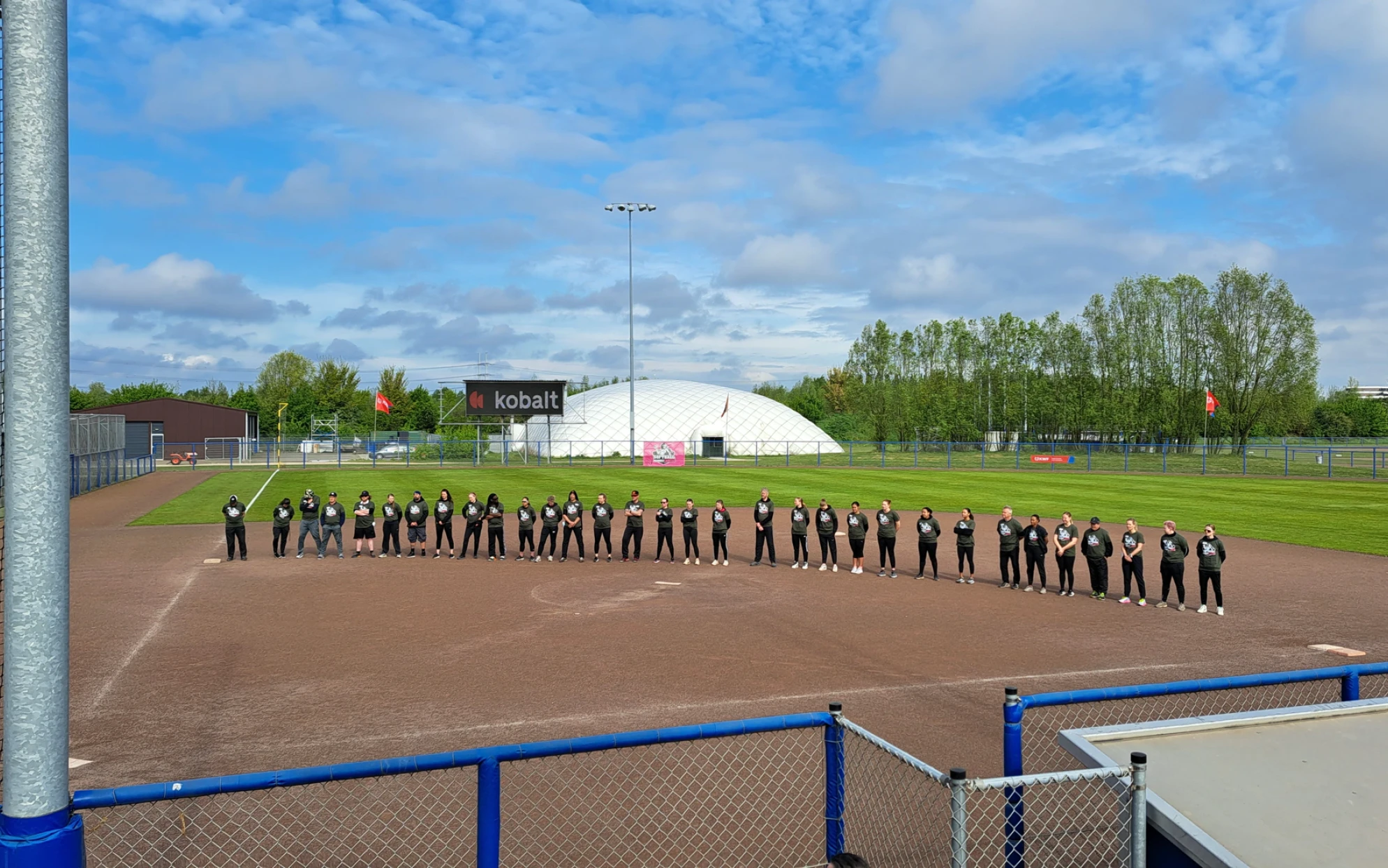 Baseball and Softball cancer evenement gesponsord door Kobalt